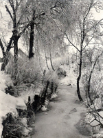 Bilde av Ruklabekken i vinterpryd